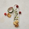 Storied Home Stoneware Platter and Dish with Holly Leaves and Berries "Happy Holidays", Multicolor, Set of 2 - 3 of 3