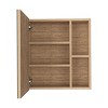 GlasFlength Decorative Wall Mirrors Vanity Mirrors Open Shelves Bathroom Decor Cabinet Accent Mirror for Bathroom Wall, Beige, 17.7"*5.4"*5.4" - 4 of 4