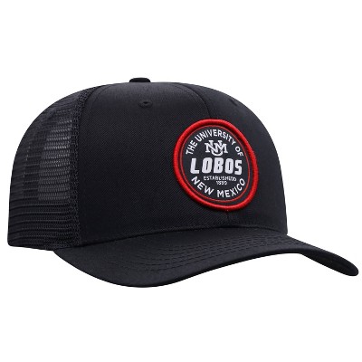 NCAA New Mexico Lobos Men's Black Twill with Hard Mesh Back Hat