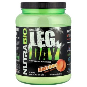 NutraBio Intra Fuel Leg Day™, Peachy Glutes Peach Mango, 2.05 lb (930 g) - 1 of 4