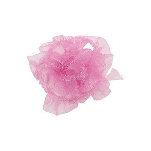 Unique Bargains Ribbon with Lace Trim & Crinkle Satin Polyester 35.83"x0.98" 1 Pc - 1 of 3