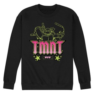 Men's - Teenage Mutant Ninja Turtles - Y2k TMNT Graphic Fleece Sweatshirt - 1 of 4