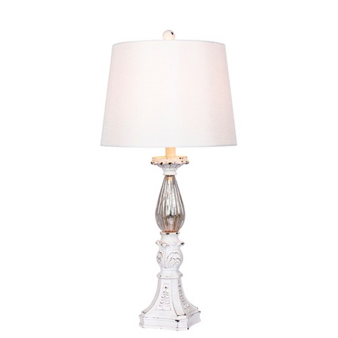 Vintage white hot sale table lamp