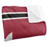 Bates College Primary Logo Stripes Silky 50x60 Blanket, 1 Sided - 3 of 4