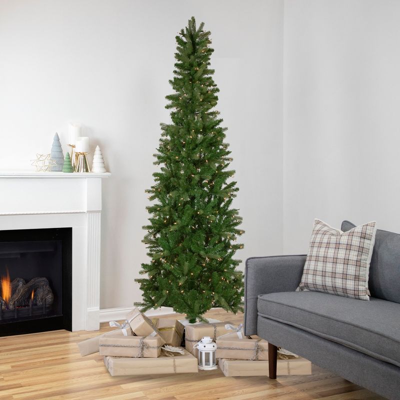 Northlight 7.5' Pre-Lit Wicklow Noble Fir Artificial Christmas Tree, Clear Lights, 3 of 9