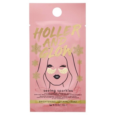 Holler and Glow Seeing Sparkles Hydrogel Under Eye Masks Gift Set - 2ct