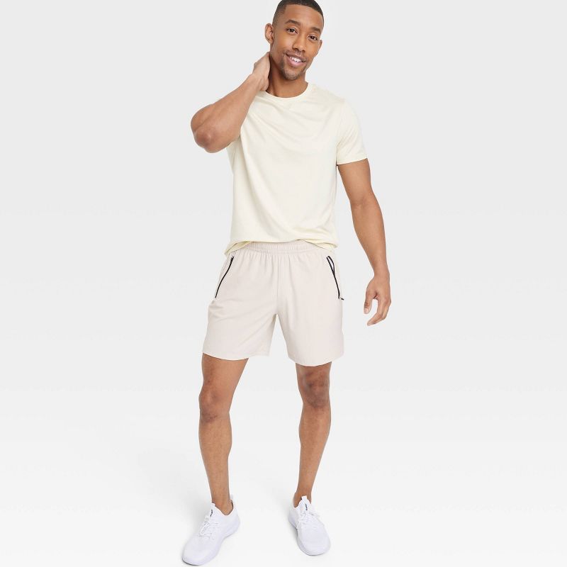 Men's Stretch Woven Shorts 7" - All In Motion™, 4 of 5