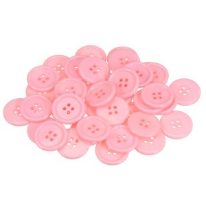 Unique Bargains Resin DIY Craft Flat 4-Hole Sewing Buttons 100 Pcs - 1 of 4