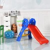 2 Step Children Folding Slide w/ Basketball Hoop For Kids Indoor & Outdoor - 4 of 4