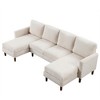 Sponge-Filled Cushion Combo Sofa, Perfect for Living Rooms, Studies, and Open Areas - 2 of 3