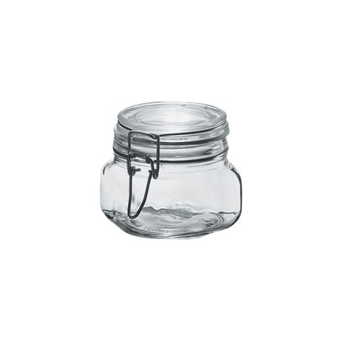 3.75 round x 4.25 Tall Glass Jar