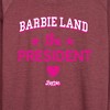 Women's - Barbie - Barbie Land President Lightweight French Terry Slouchy - 2 of 4