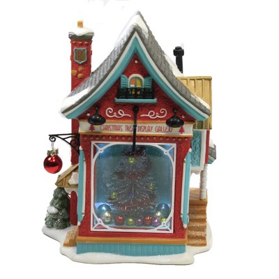 Department 56 House 7.5" Kringle's Christmas Tree Displa Gallary North Pole Series  -  Decorative Figurines