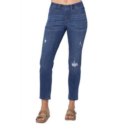 Women's Pull-On Destroyed Boyfriend Jegging - Judy Blue