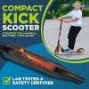 Jovial 2-Wheel Folding Kick Scooter, Adjustable Height, 7" Wheels, Anti-Slip Deck - 2 of 4