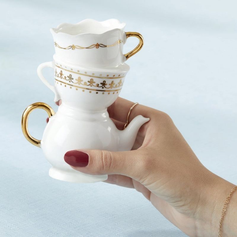 Kate Aspen Tea Time Whimsy Ceramic Bud Vase, 4 of 8
