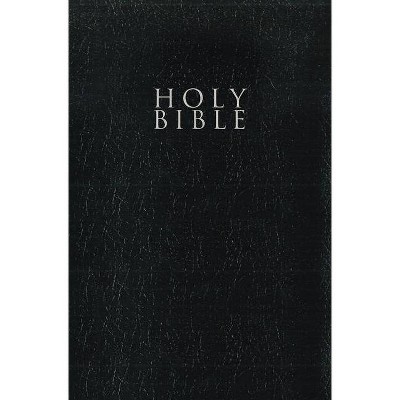 Niv, Gift and Award Bible, Leather-Look, Black, Red Letter Edition, Comfort Print - by  Zondervan (Paperback)