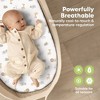 KeaBabies Bassinet Sheet for Baby Girls, Boys, 2-Pack Isla Fitted Bassinet Sheets, Bassinet Mattress Sheets - 3 of 4