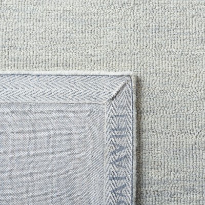 Ivory and Sage Hand-Tufted Wool Area Rug, 8' x 10'