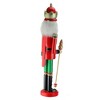 Northlight 24" Red and Green Wooden Christmas Nutcracker King with Scepter - image 3 of 4