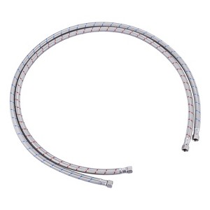 WOWOW 3/8 in. Compression x 3/8 in. Compression x 12 in. Braided Stainless Steel Faucet Connector - 1 of 4