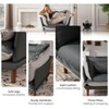 Aukfa Reversible 5-in-1 Sofa Cushion Set， Dual Leather/Fabric, Adjustable Pads, Feather-Foam Hybrid, High Legs – All-Season Comfort - 4 of 4