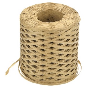 Unique Bargains Decorative Raffia Paper Craft Ribbon for Christmas Wrapping DIY - 1 of 4