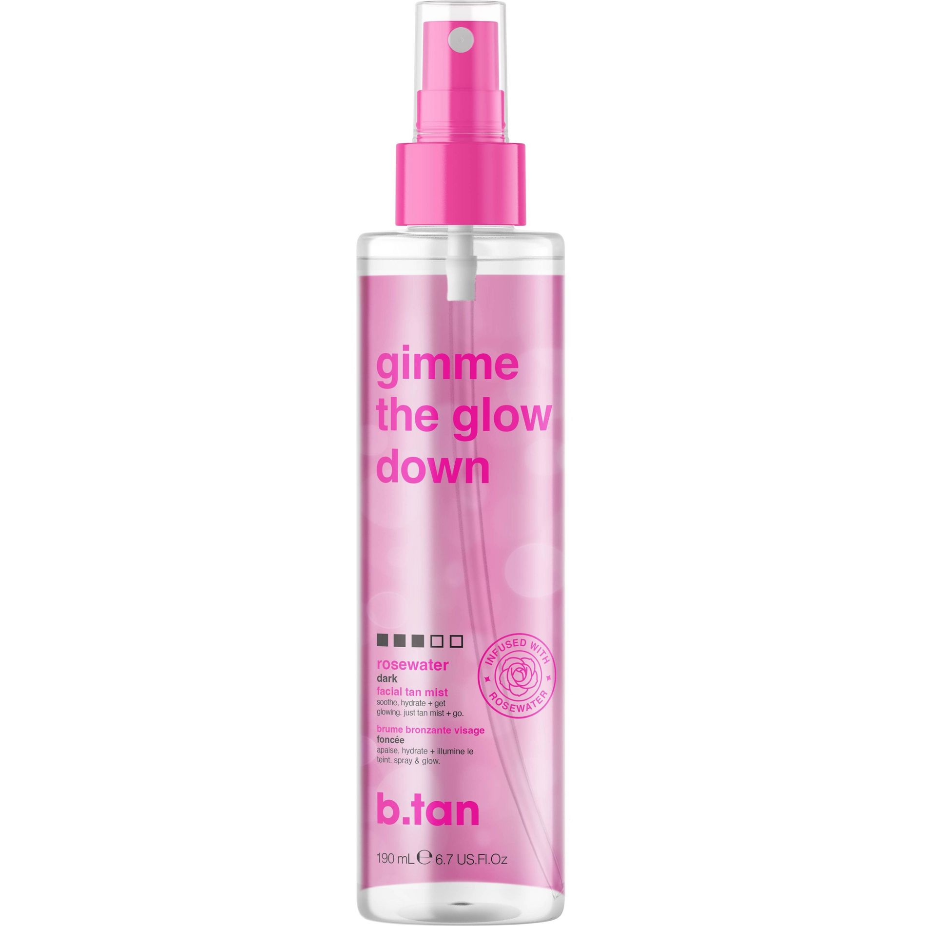 b.tan Gimme The Glow Down-Facial Tan Mist - 6.7 fl oz
