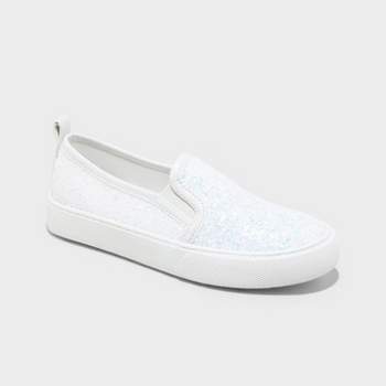 Carter's Just One You® Toddler First Walker Eyelet Slip-on Sneakers - White  4 : Target