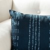 Madelyn Pillow - Deep Blue/White - 12"X20" - Safavieh - 3 of 4