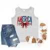 The Juniper Shop Coquette America Checkered Youth Tank Top - 3 of 4