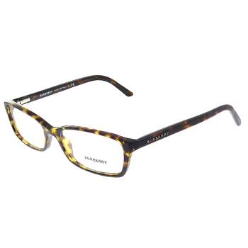 Burberry BE 2073 3002 Unisex Rectangle Eyeglasses Tortoise 53mm