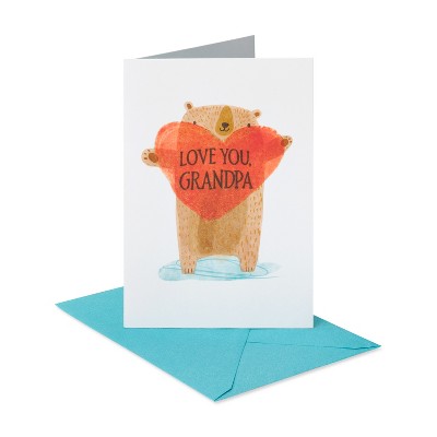 Carlton Cards Father's Day Card Love You Grandpa