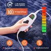 Inhand Heated Blanket Electric Throw - 50"x60" Tie-dyed Flannel Heating Blanket Throw Auto-Off 10 Heat Level Over-Heat Protection - 4 of 4