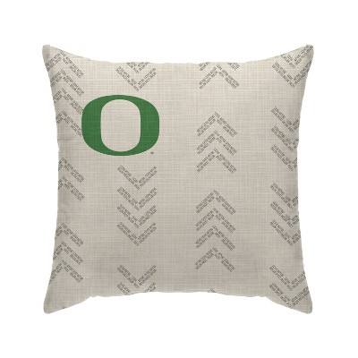 NCAA Oregon Ducks Wordmark Decorative Throw Pillow