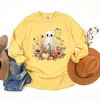 Simply Sage Market Women's Ghost Watercolor Long Sleeve Garment Dyed Tee - 3 of 4