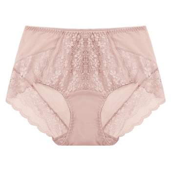 Agnes Orinda Women's Underwear Stretch Packs Lace High Rise Comfort Briefs  Black, Nude, Pink 1x : Target