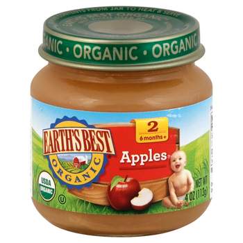 Earth's Best Stage 2 Organic Apples - 4oz