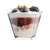 Smarty Had A Party 2 oz. Clear Plastic Mini Verrine Sample Cube Cups - 240 pcs - 3 of 4