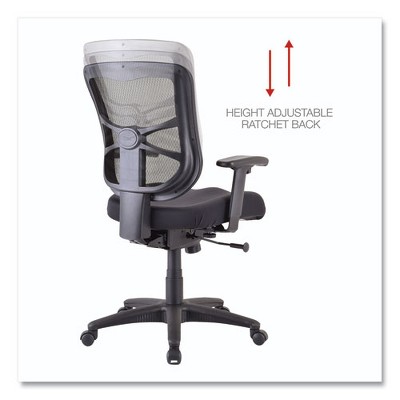 Black Mesh Adjustable Ergonomic Task Chair with Swivel