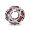 Black Bow Jewelry Sterling Silver Purple Filigree Enameled Bead Charm - 2 of 4