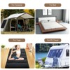 Japanese Floor Futon Mattress - Thick Tatami Sleeping Pad for Twin/Full/Queen, Portable Lounger Bed - 3 of 4