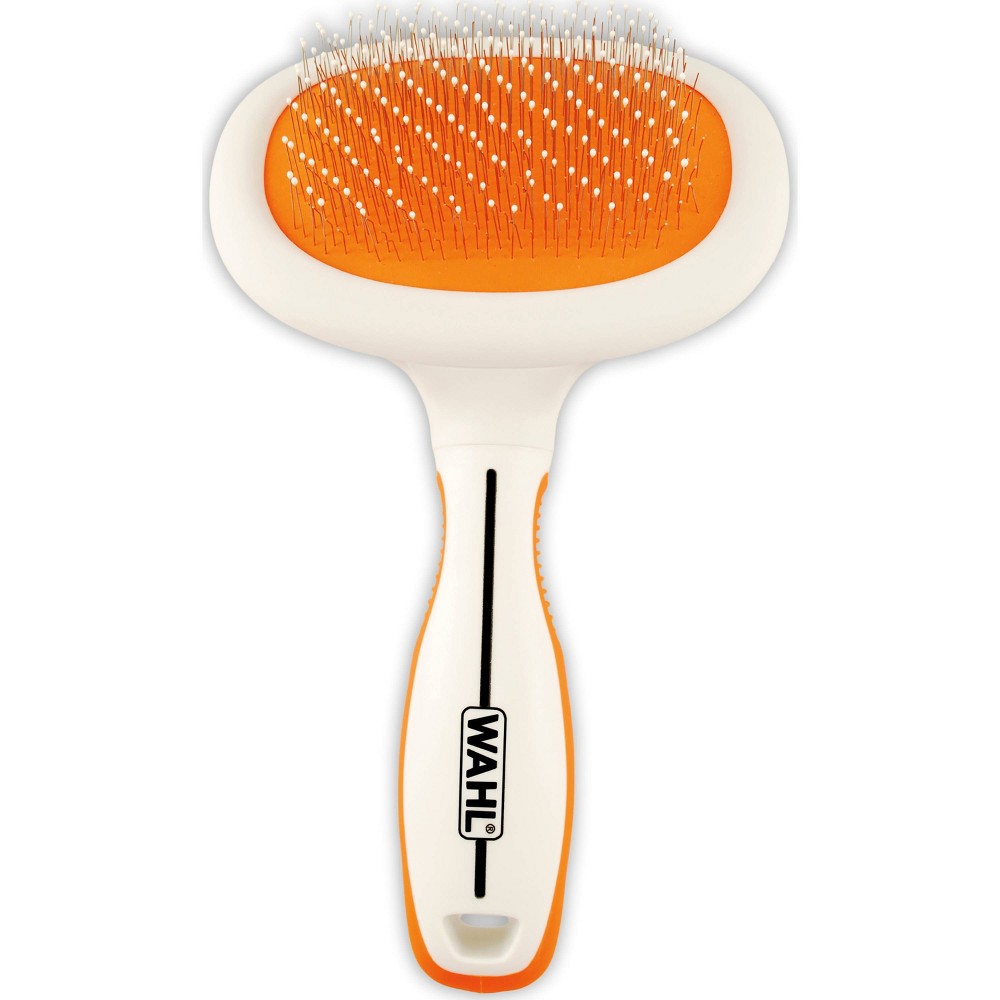 Photos - Pet Clipper Wahl Dual Level Slicker Dog Grooming Brushes: Stainless Steel, Desheds, Detangles, 12.81 Inch Length 