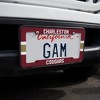 College of Charleston Stripe License Plate Tag Frame - 2 of 4