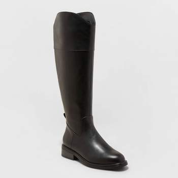 Journee Collection Extra Wide Calf Women's Meg Boot Grey 7.5 : Target