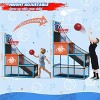Arcade Style Basketball Set Adjustable Hoop 4 Balls Pump Indoor Outdoor Toy for Kids Ages 3-12 - 3 of 4