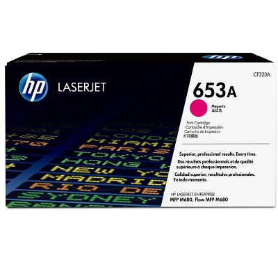 HP Inc. 653A Magenta Original LaserJet Toner Cartridge, ~16,500 pages, CF323A