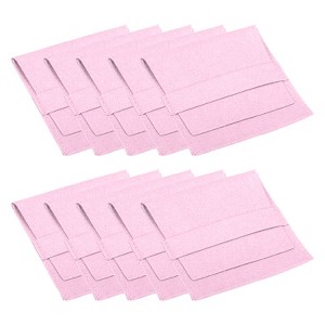 Unique Bargains Portable Microfiber Velvet Soft Jewelry Pouches 10 Pcs - 1 of 4