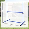 Skyzone 6-Piece Dog Agility Jump Set: Adjustable Height, Displacing Top Bar, Stable Base & Carry Bag - 3 of 4