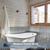 WOWOW Double Robe Hook 304 Stainless Steel in Brushed Nickel - 3 of 4